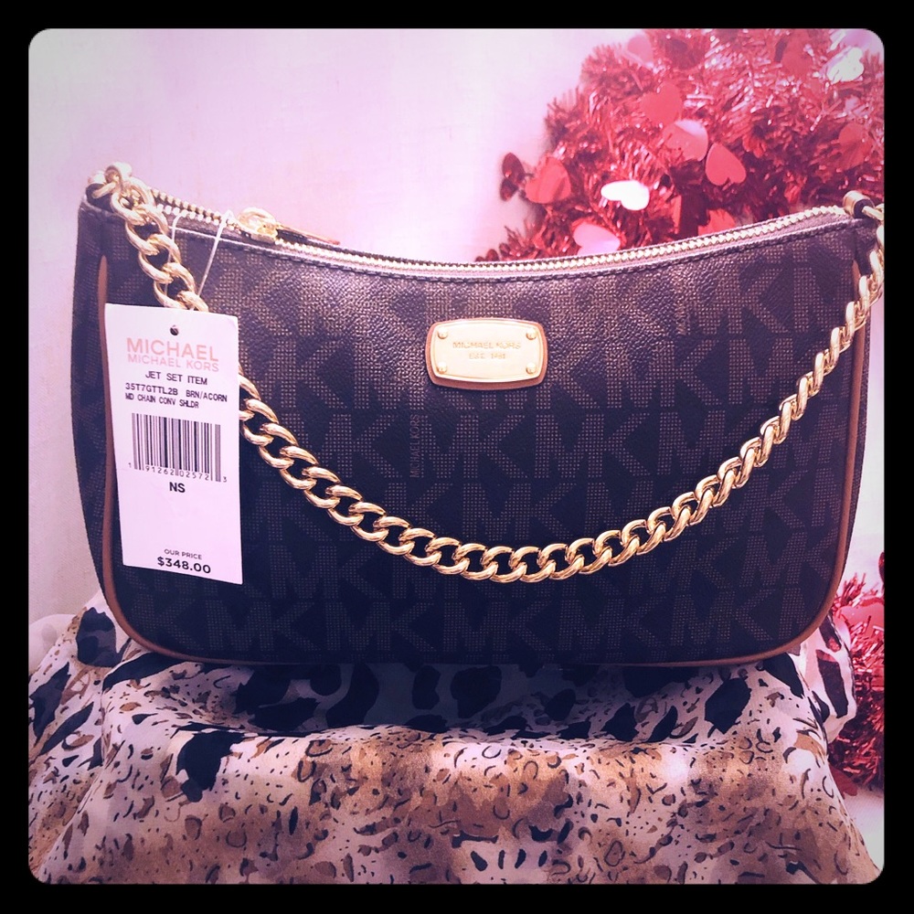 ⭐️NWT⭐️ MICHAEL KORS JET SET SMALL CHAIN BAG
